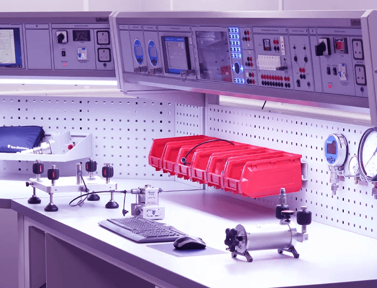 Test bench and instrumentation work