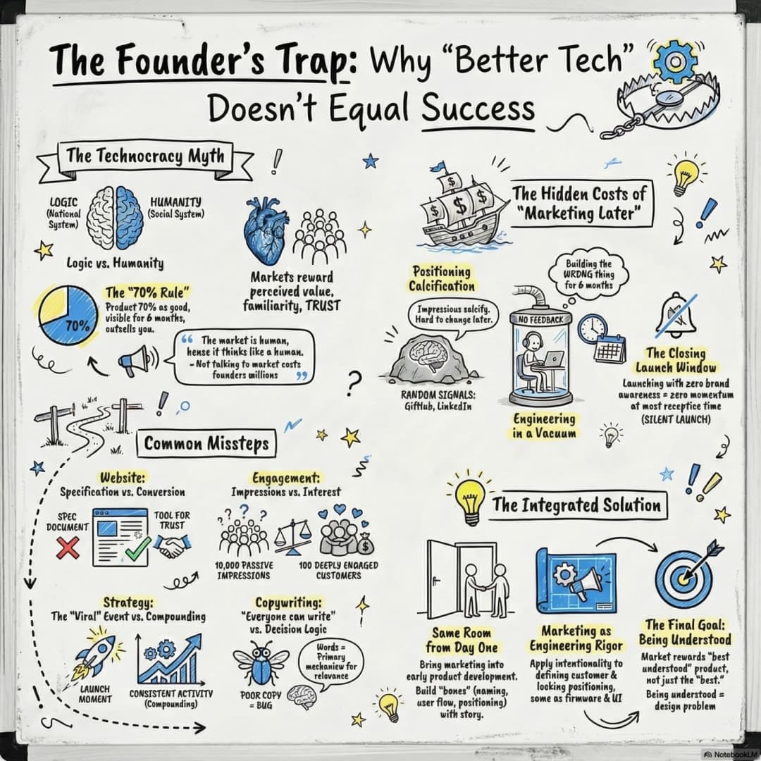 Why Tech Founders Underestimate Marketing (And Pay for It at Launch)